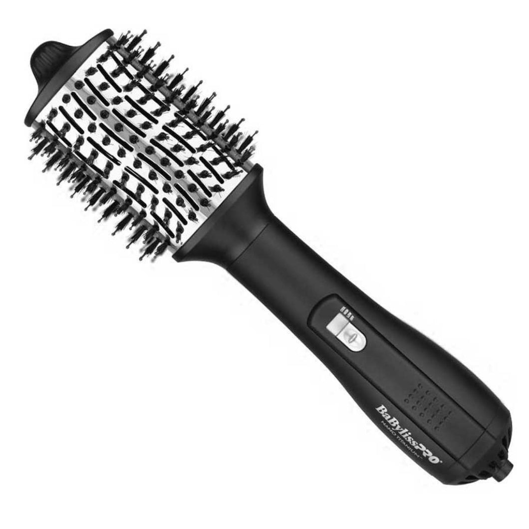 BabylissPro Nano Titanium Hot Air Styling Brush Oval 72mm