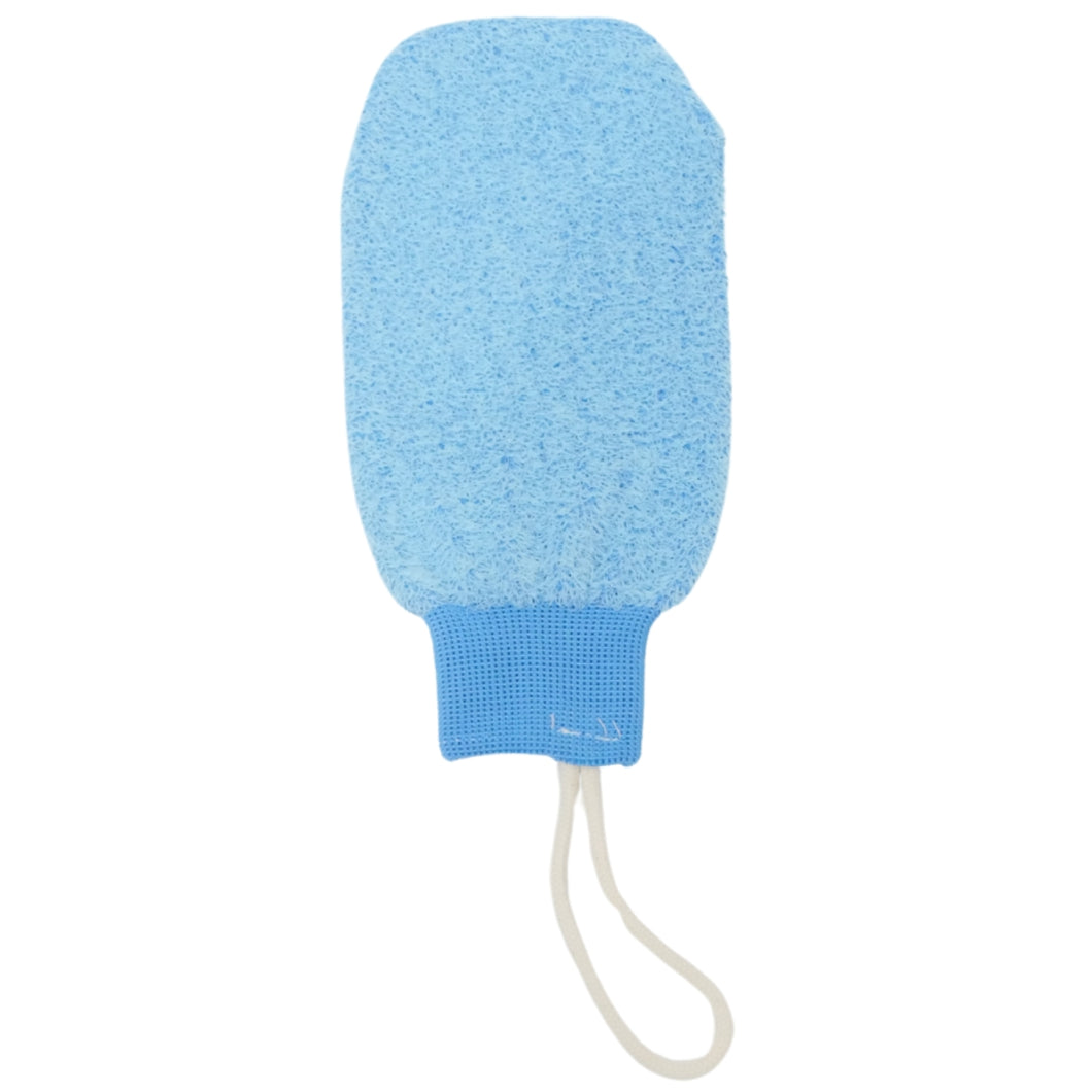 Caron Milano Exfoliating Mitt Light Blue