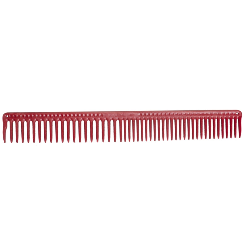 jRL Long Round Tooth Cutting Comb Red 9