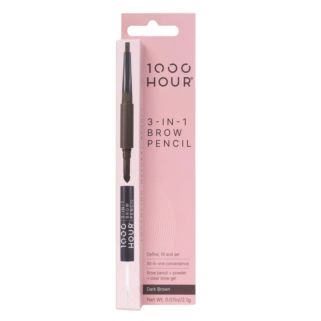 1000 Hour 3-IN-1 Brow Pencil Dark Brown