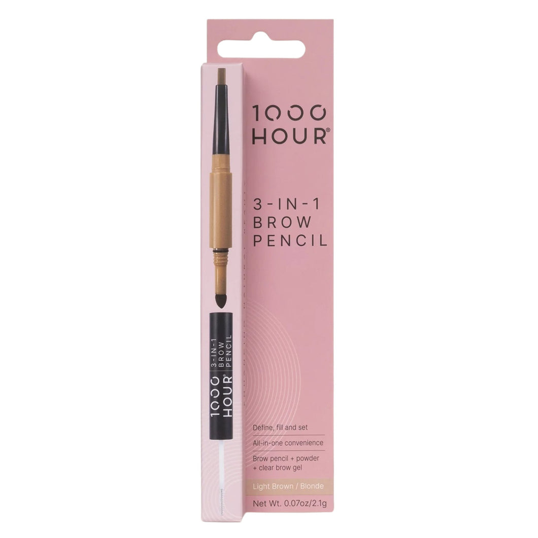 1000 Hour 3-IN-1 Brow Pencil Light Brown