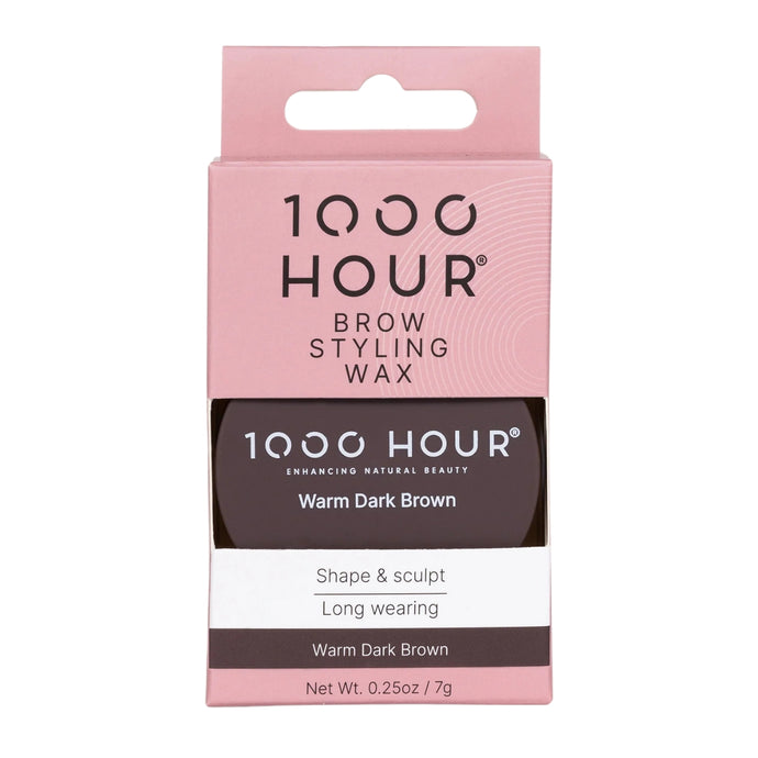 1000 Hour Brow Styling Wax - Warm Dark Brown