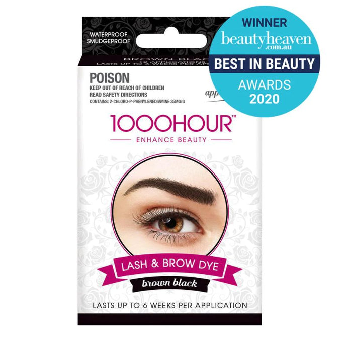 1000 Hour Eye Lash & Brow Tint Brown Black