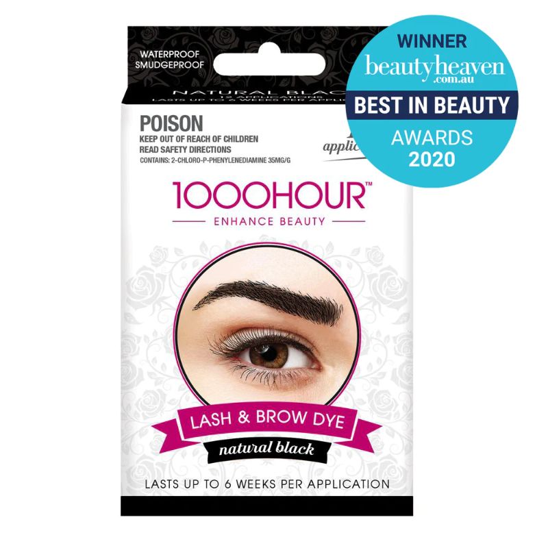 1000 Hour Eye Lash & Brow Tint Natural Black