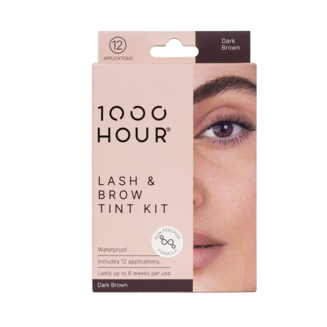 1000 Hour Lash & Brow Non Peroxide Dye Kit - Dark Brown