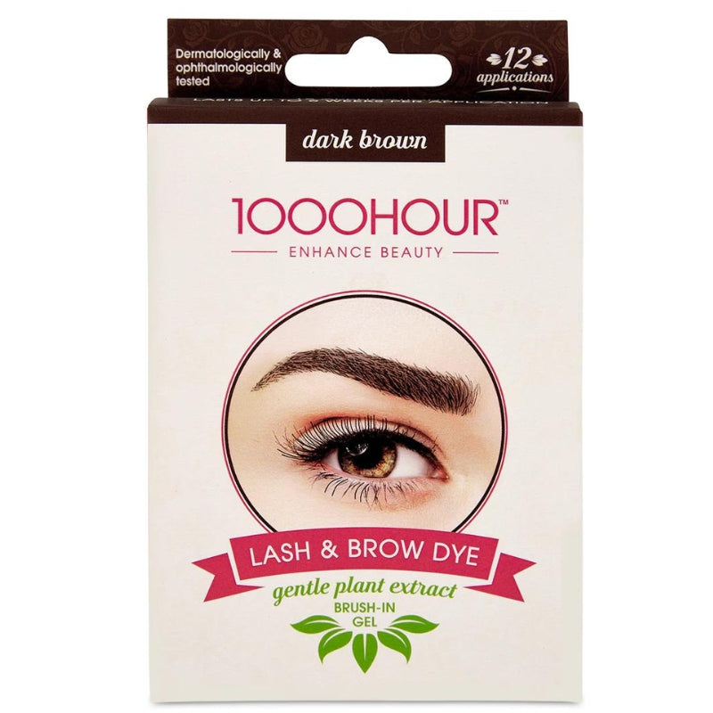 1000 Hour Lash & Brow Plant-Based Dye Kit - Dark Brown