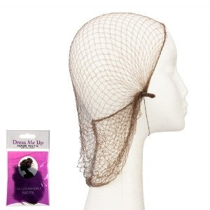 Dress Me Up Slumber Hair Net Brown 2 Pack