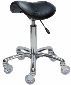 Saddle Stool - No Back Chrome