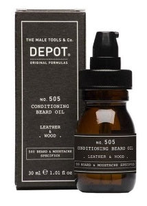 Depot 505 Beard Oil Leather 3*