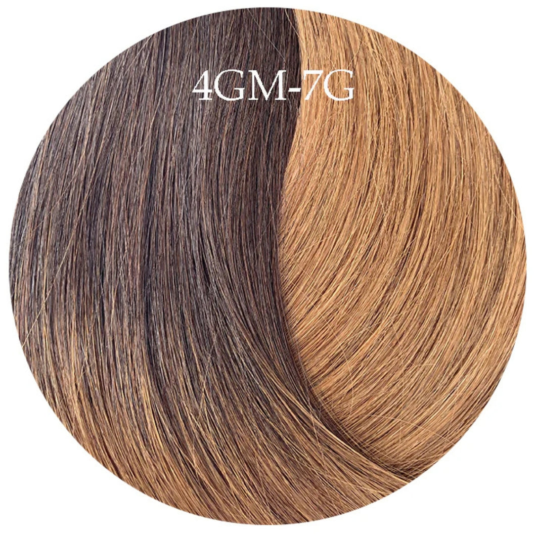 Showpony 14' Human Hair Skin Weft Tape 4MG-7G Warm Mocha Melt Ombre