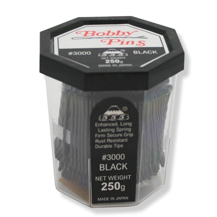 555 Bobby Pins 2 Inch (51mm) No.3000 Black 250gms