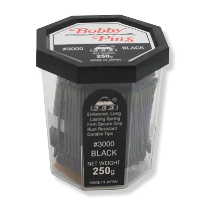 555 Bobby Pins 2 Inch (51mm) No.3000 Black 250gms