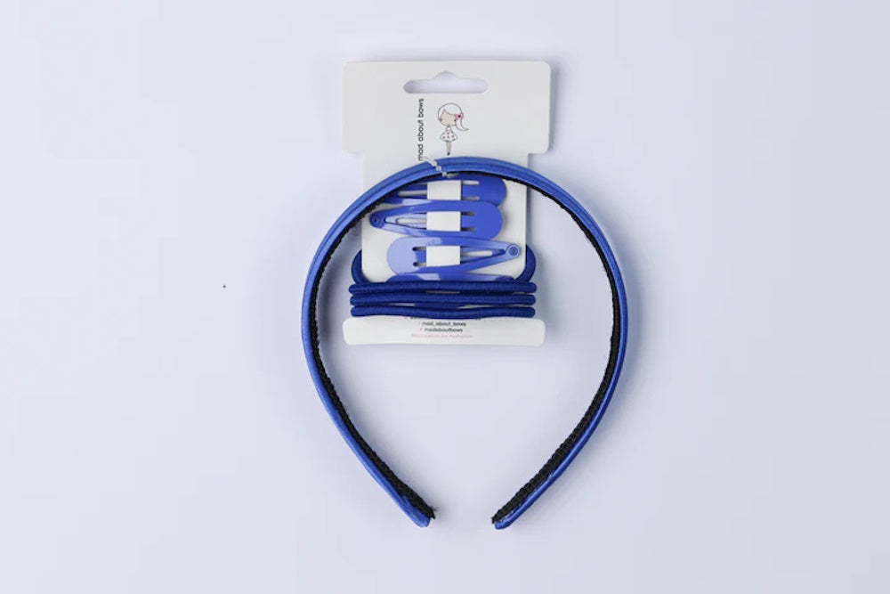 Mad About Bows Accessory Set Cobalt
