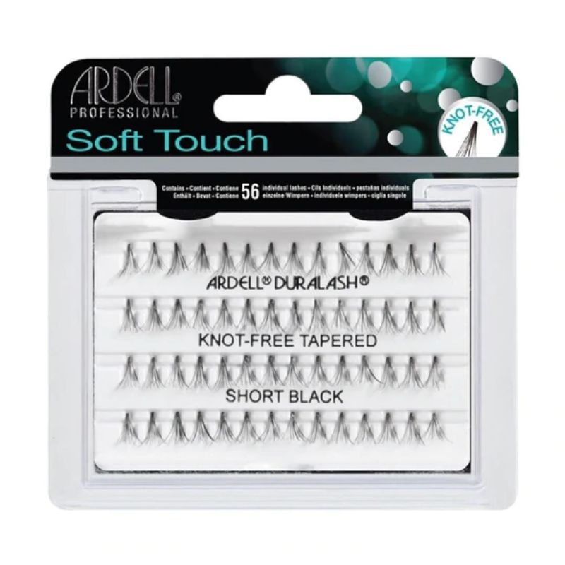 Ardell Soft Touch Short Black Knot Free Tapered Tips 56 piece