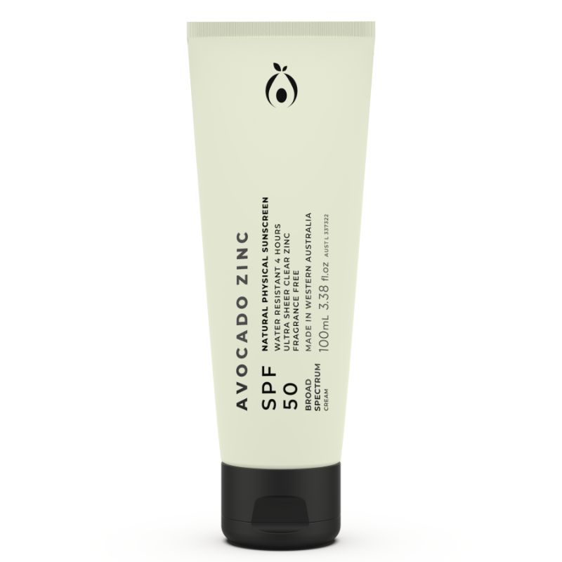 Avocado Zinc SPF 50 Natural Sunscreen 100ml