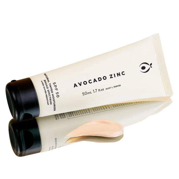 Avocado Zinc SPF 50 Natutal Tinted Moisturiser Light
