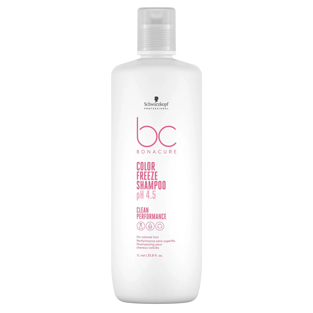 Schwarzkopf BonaCure Clean Performance pH 4.5 Color Freeze Shampoo 1L