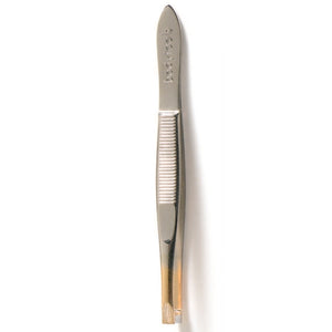 Body Tools Straight Tweezer Gold Tipped