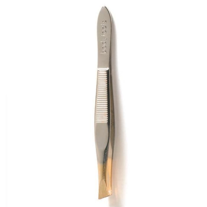 Body Tools Wide Angle Tweezer Gold Tipped