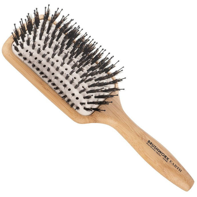 Brushworx Earth Bamboo Aerated Paddle Brush - Large
