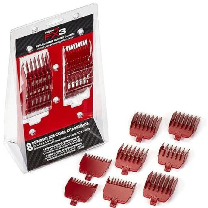 Babyliss Pro FX3 Clipper Guards - 8pc