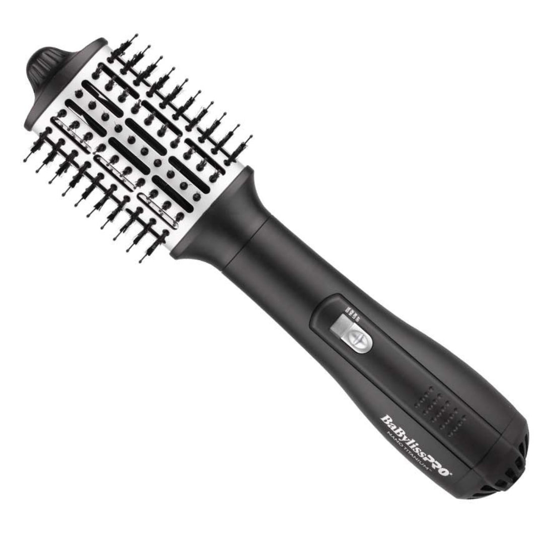 BabylissPro Nano Titanium Hot Air Styling Brush Oval 64mm