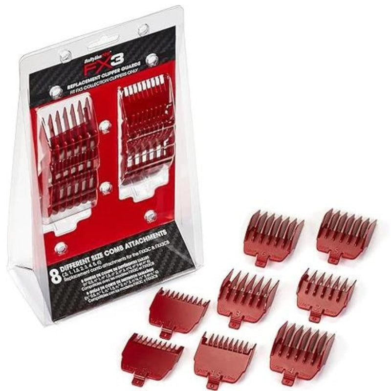 Babyliss Pro FX3 Clipper Guards - 8pc
