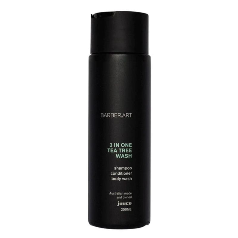 Juuce Barber Art 3 in 1 Tea Tree Wash Shampoo 250ml