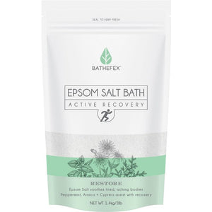 Bathefex Epsom Salt Bath Active Recovery Restore 1.4kg