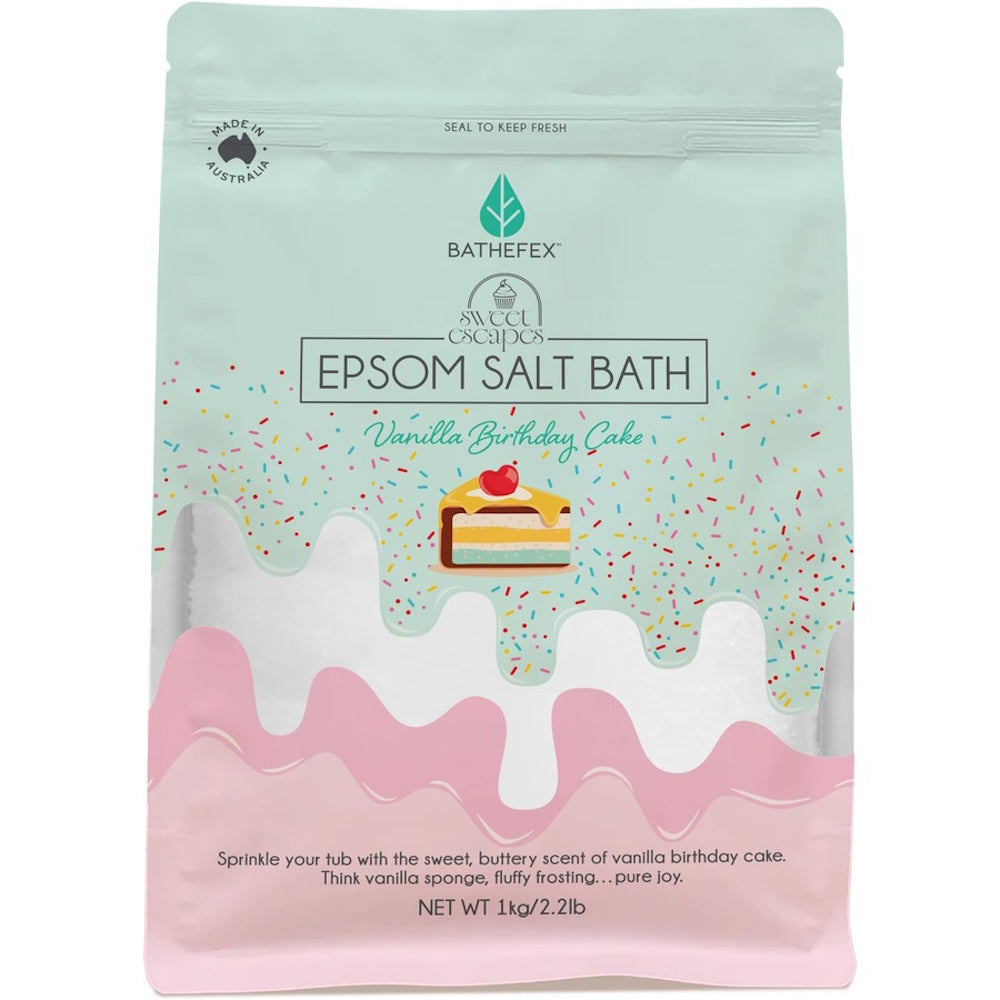 Bathefex Epsom Salt Bday Cake