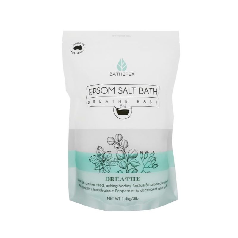 Bathefex Epsom Salt Bath Breathe Easy 1.4kg