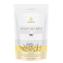 Load image into Gallery viewer, Bathefex Epsom Salt Bath Tuberose + Jasmine Calm 1.4kg