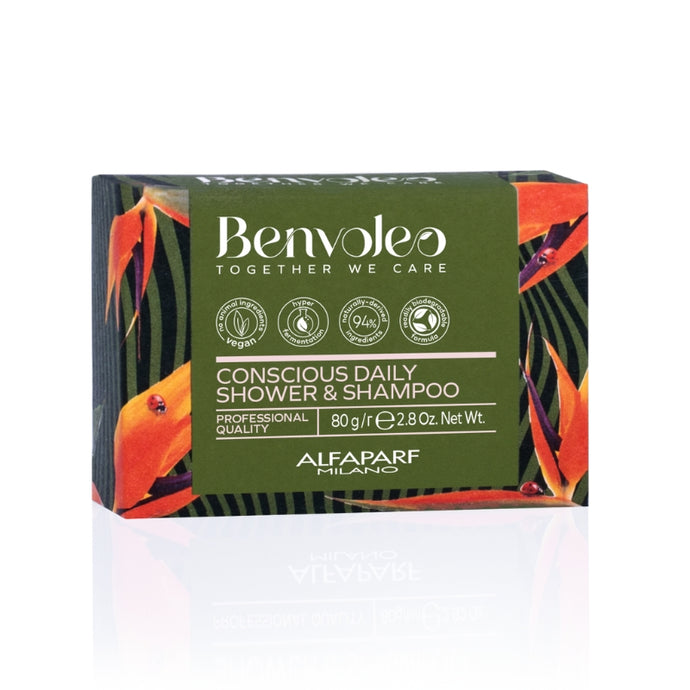 Benvoleo Daily Shampoo and Shower Bar 80g