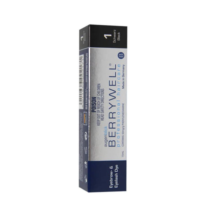 Berrywell Eyebrow Eyelash Tint Black 15ml