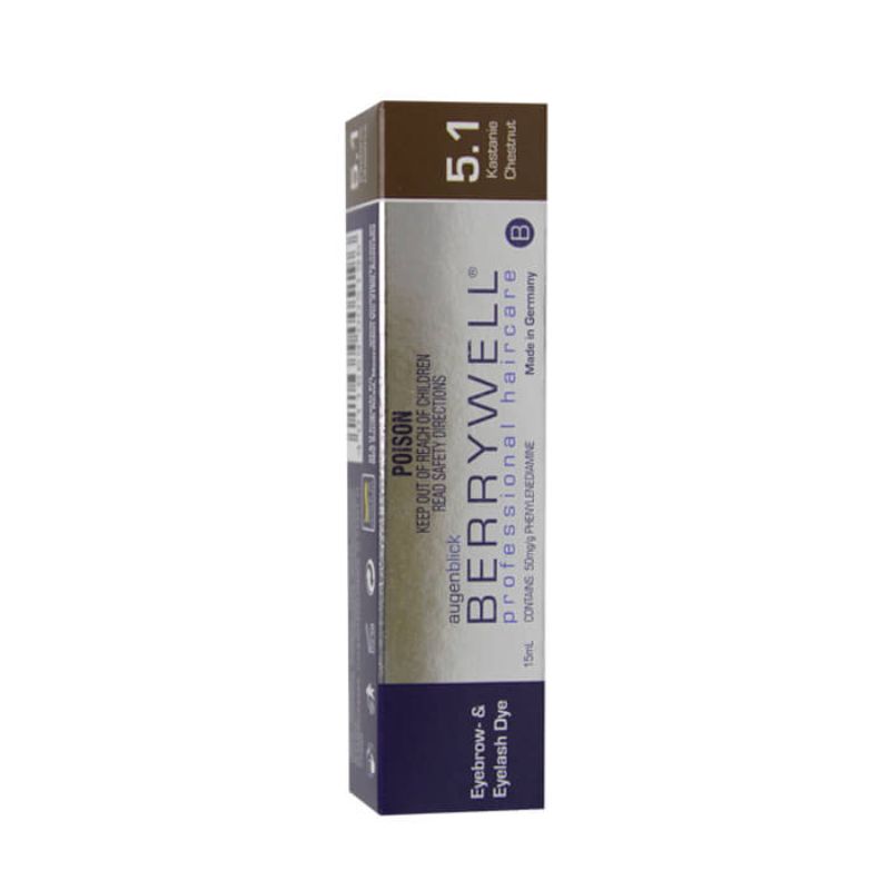 Berrywell Eyebrow Eyelash Tint Chestnut 15ml