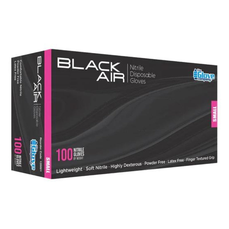 Black Air Nitrile Gloves Small