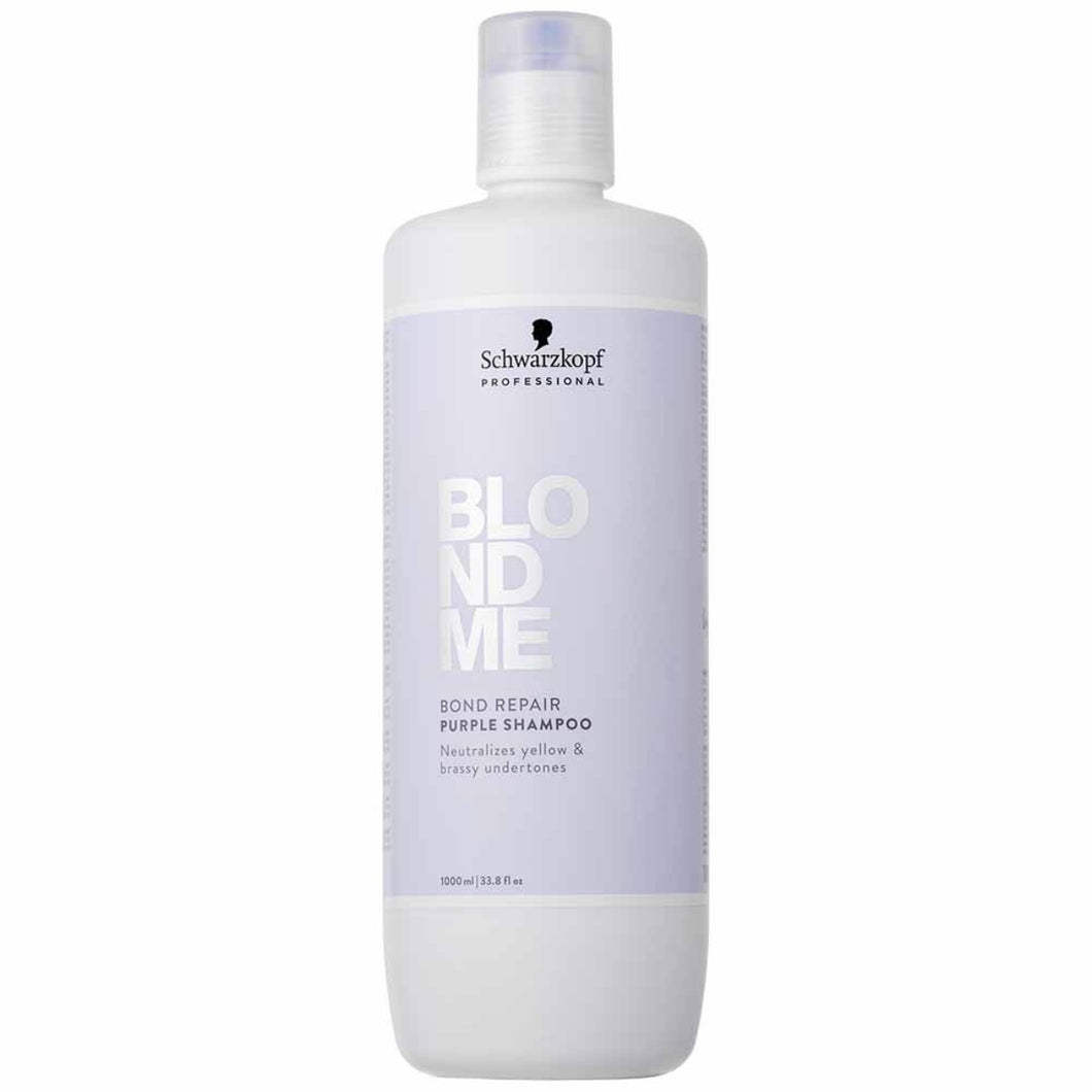 Schwarzkopf BlondMe Bond Repair Purple Shampoo 1 Litre