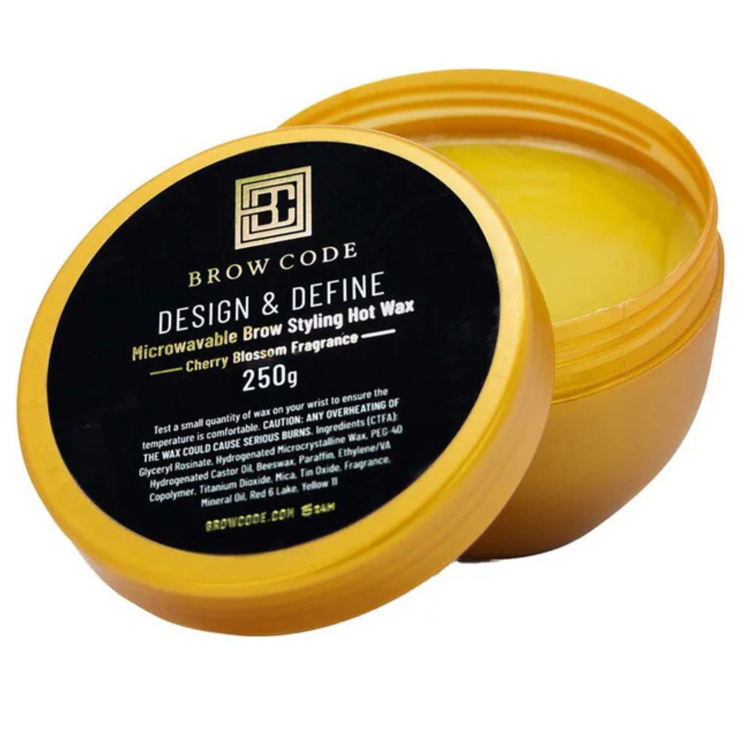 Brow Code Microwavable Design & Define Gold Wax 250g