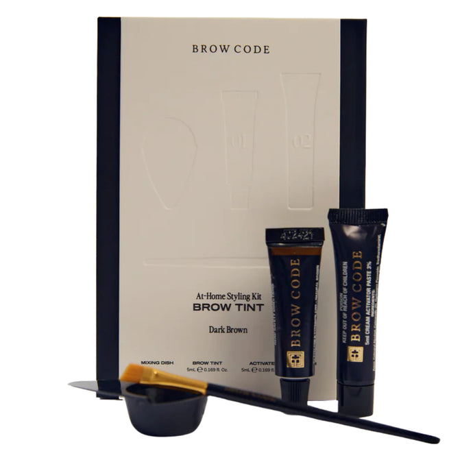 Brow Code Tint Kit Dark Brown