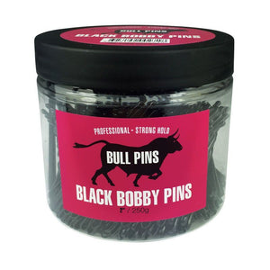 Bull Bobby Pins Black 250g