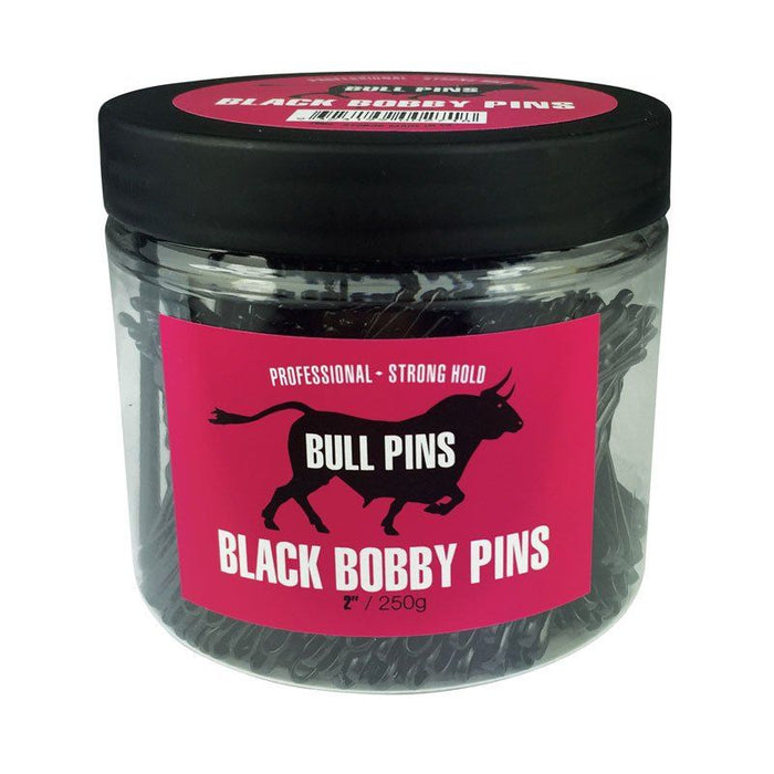 Bull Pins Bobby Pins Black 250g