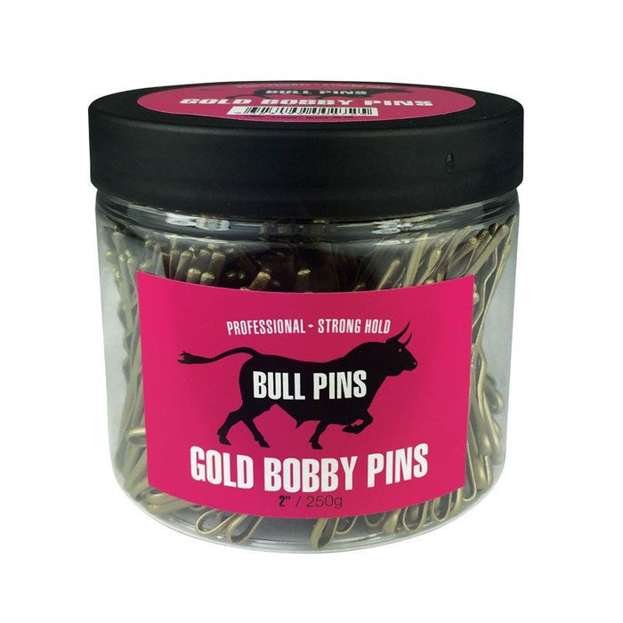 Bull Bobby Pins Gold 250g