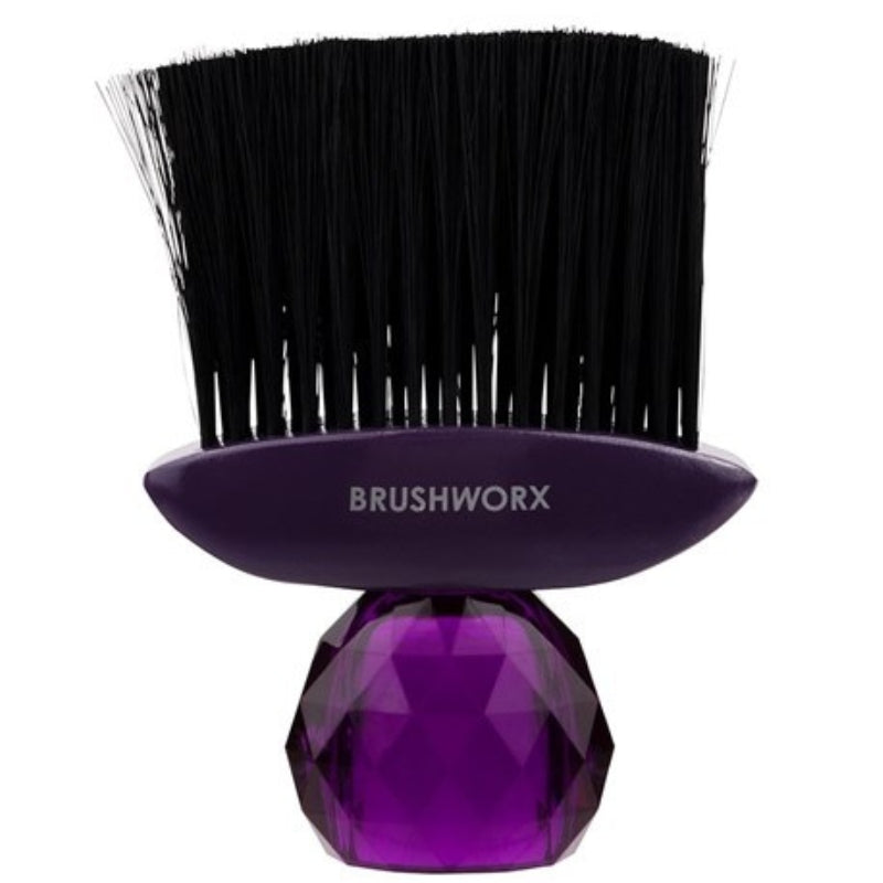 Brushworx Crystal Neck Brush Purple
