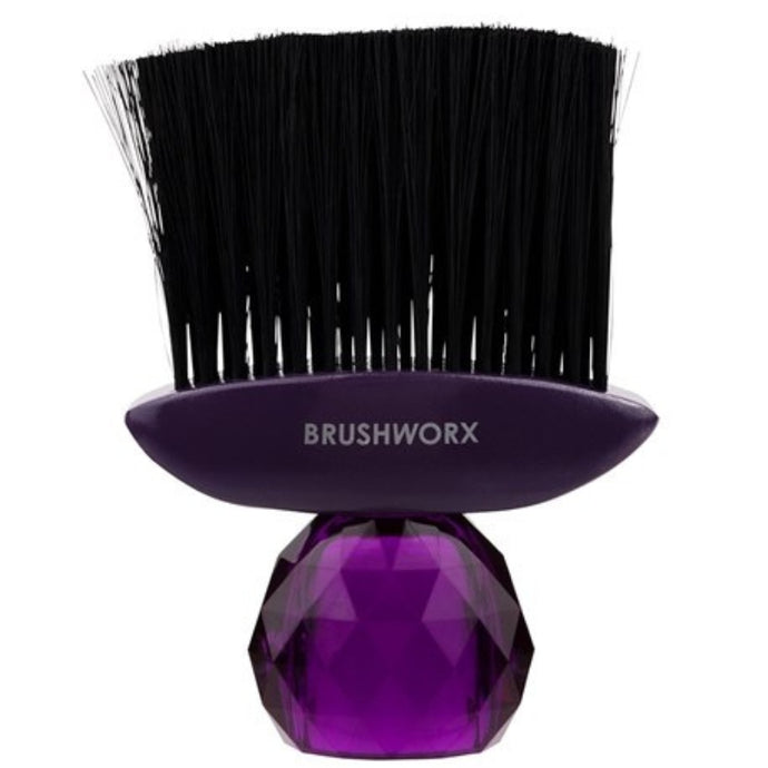 Brushworx Crystal Neck Brush Purple