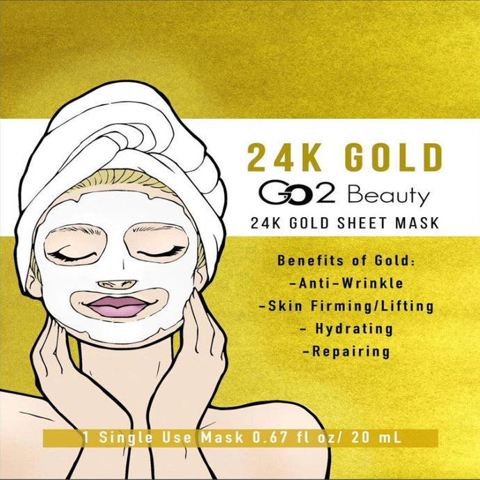 Crown Brush 24K Gold Sheet Mask