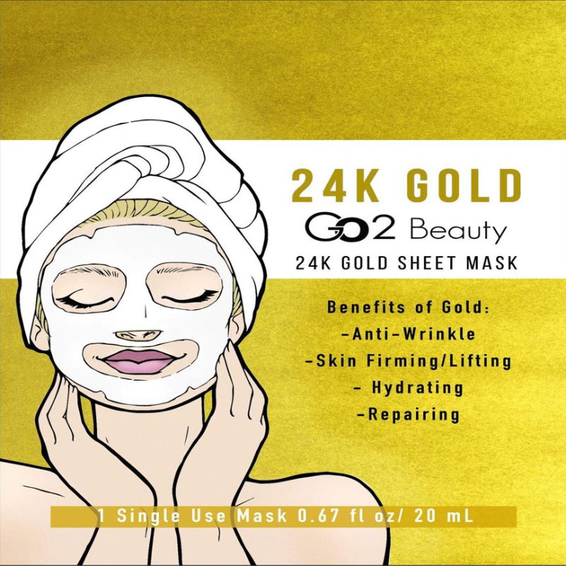 Crown Brush 24K Gold Sheet Mask