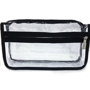 CB Clear Cosmetic Bag W Pocket