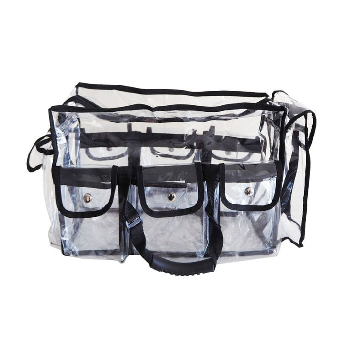 Crown Brushes Clear Large On Set Bag