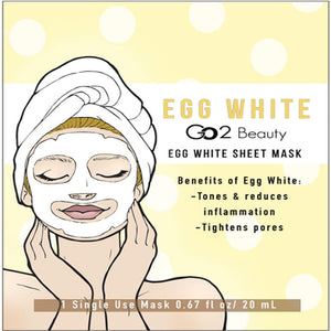 Crown Brush Egg White Sheet Mask