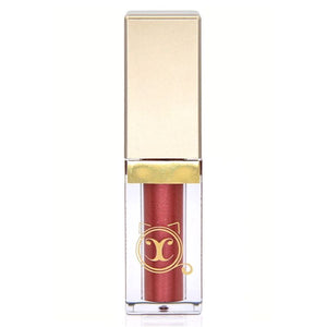 Crown Brush LA12 Satin Red Copper Glitter Luminesce Liquid Eyeshadow